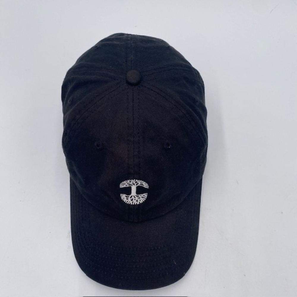OAKLAND Oaklandish Tree Logo Dad Hat Cap Mens OSFA Black Cotton Adjustable Strap - Picture 4 of 11